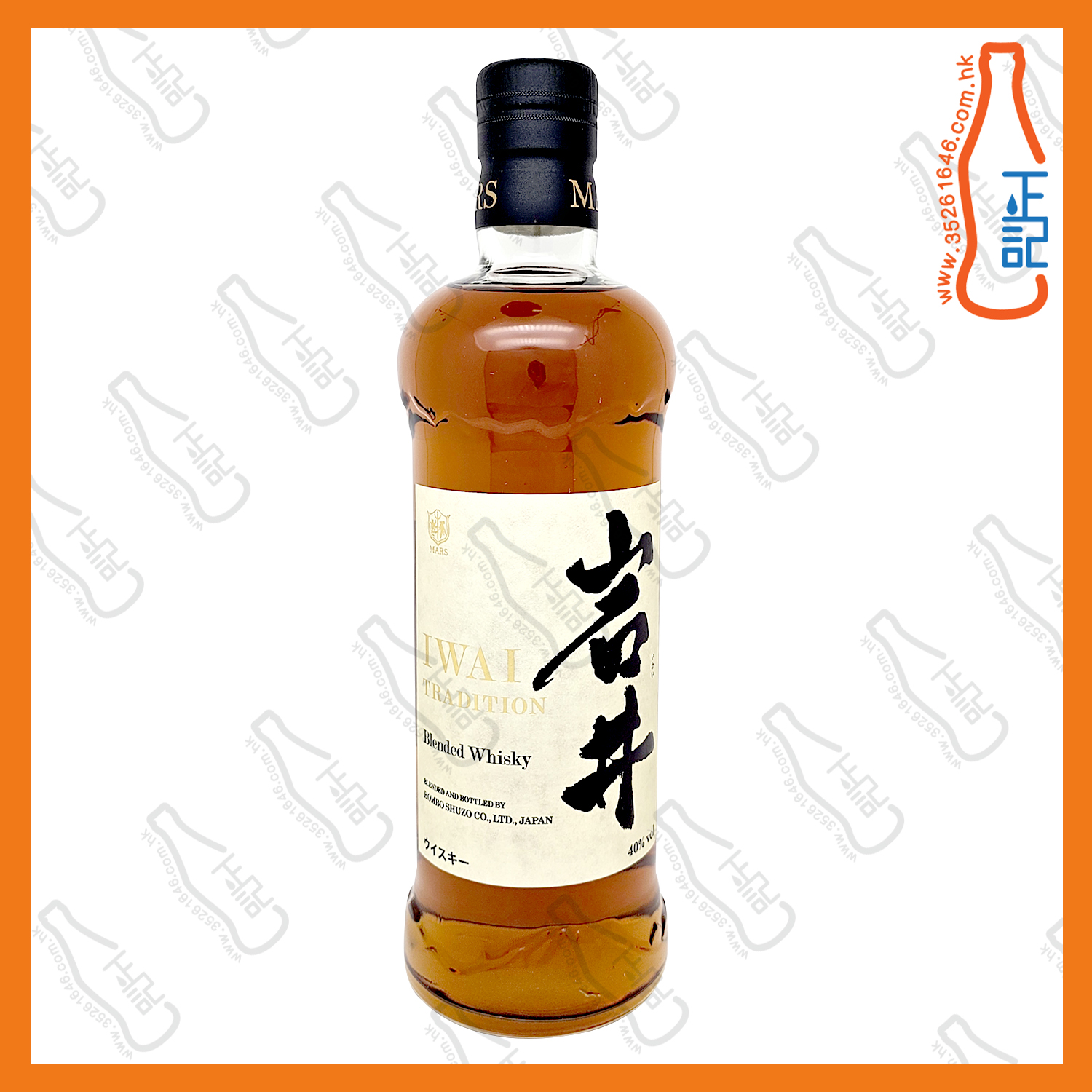 ==本坊酒造 信州蒸溜所 岩井 傳統混合式威士忌 750mL /支