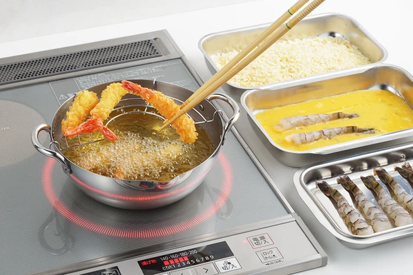 日本吉川鄉技不銹鋼天婦羅鍋