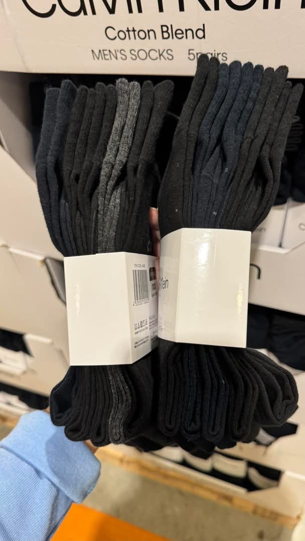 日本直送 - Calvin Klein 混綿紳士襪 一套五對 25-27cm