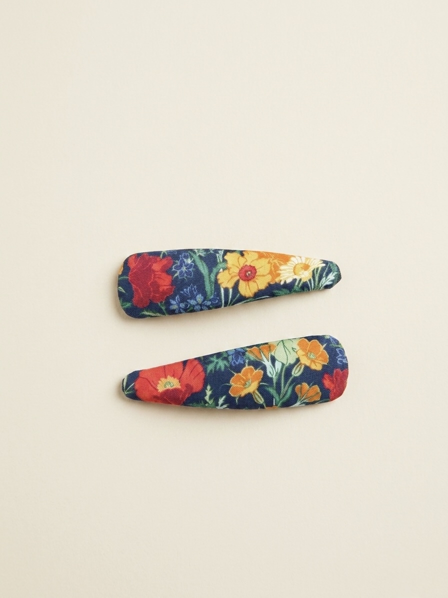 Liberty 經典繁花水滴夾（6cm / 7cm）