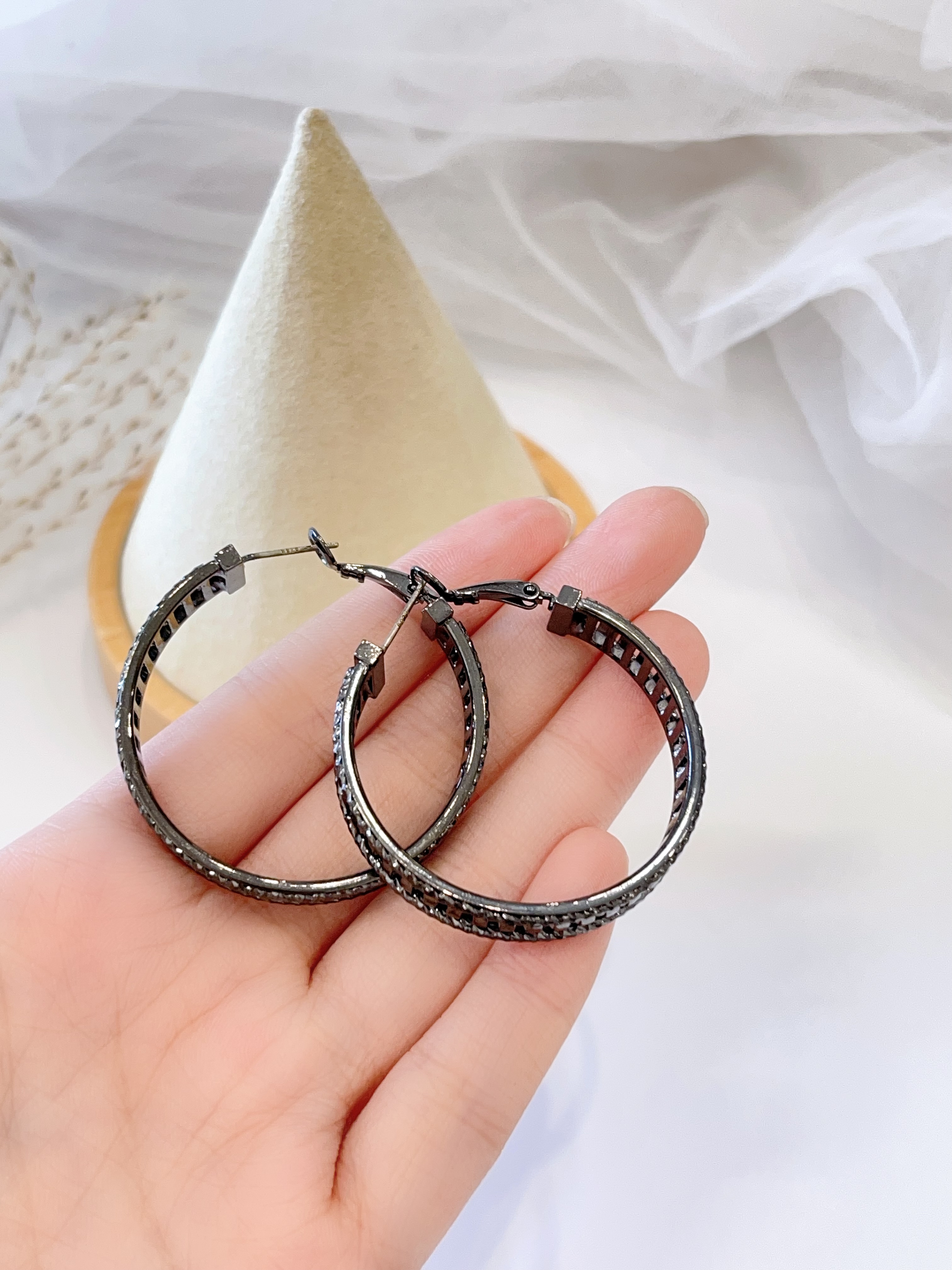 欧美辣妹风耳圈耳环