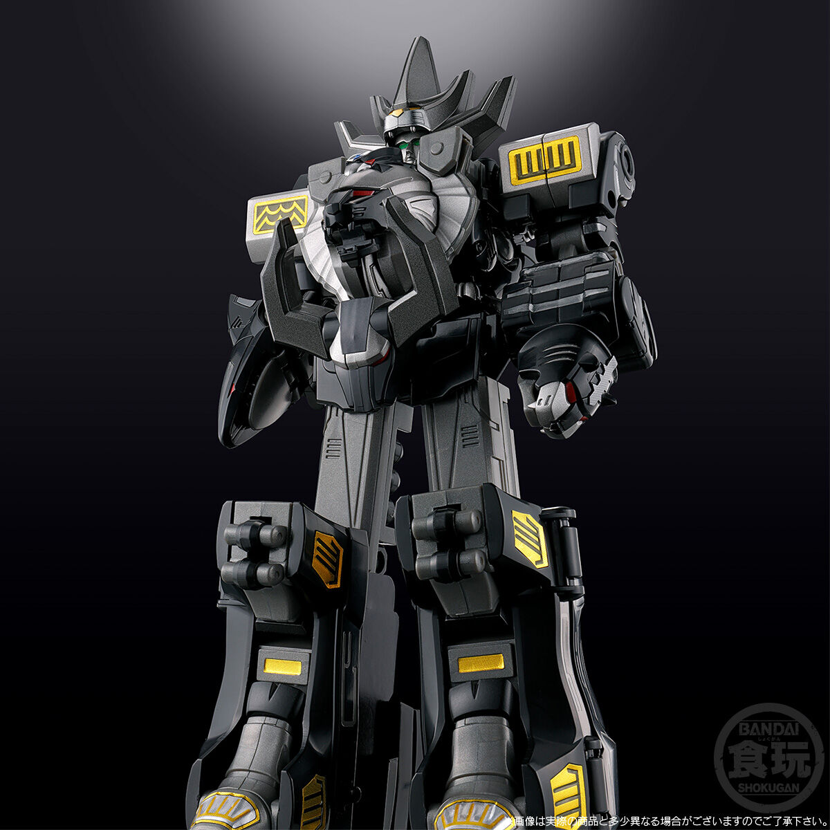 (預訂訂金 $200) (總價 $440) (魂限) Bandai SMP [Shokugan Modeling Project] 百獸合體 百獸戰隊 牙吠王 黑色版 食玩 Gaoking (行版)