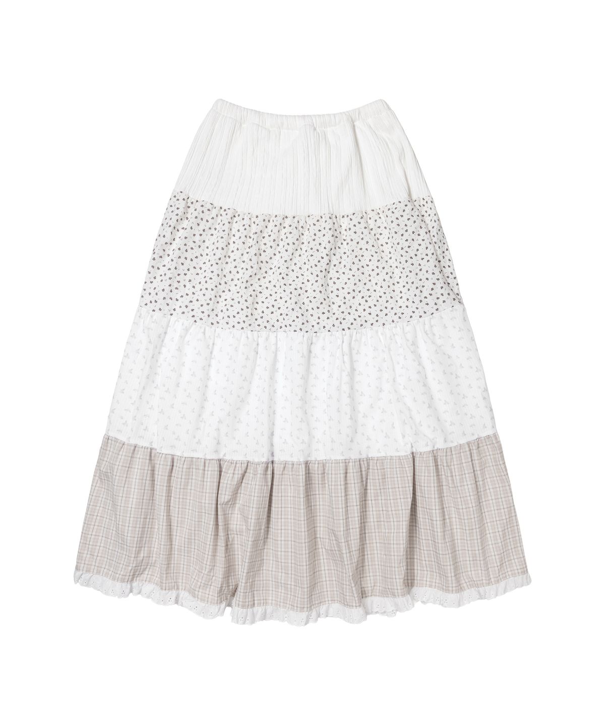 🇰🇷訂購｜FANCY CLUB 26SS｜Floral lace cancan long skirt 