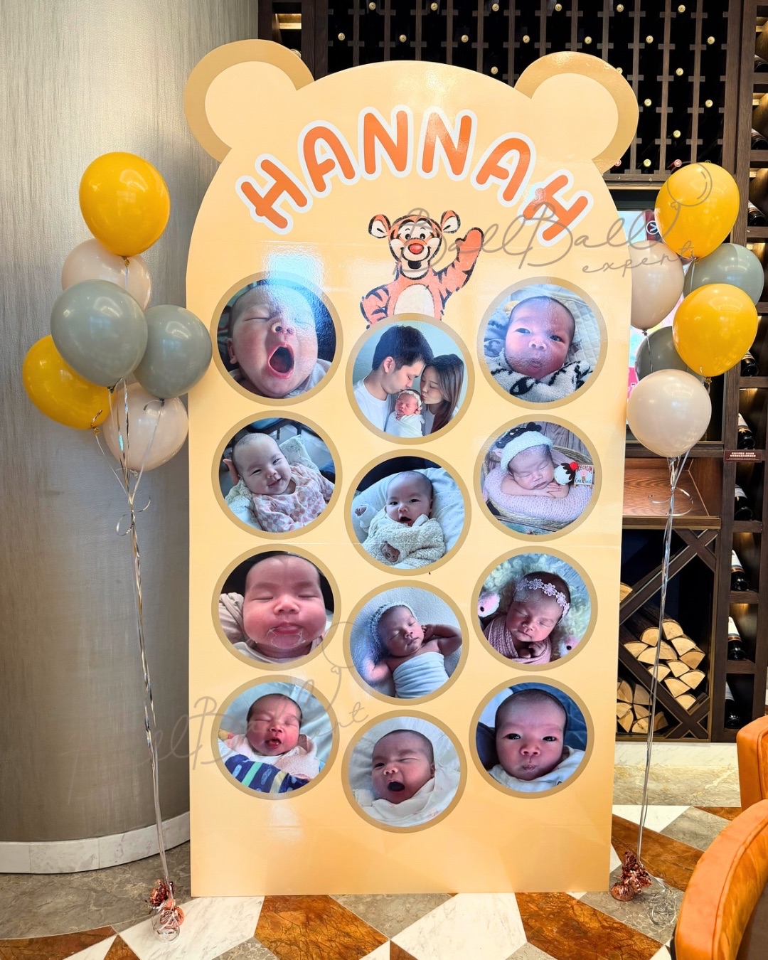 背景牆(主題定制)氣球串佈置