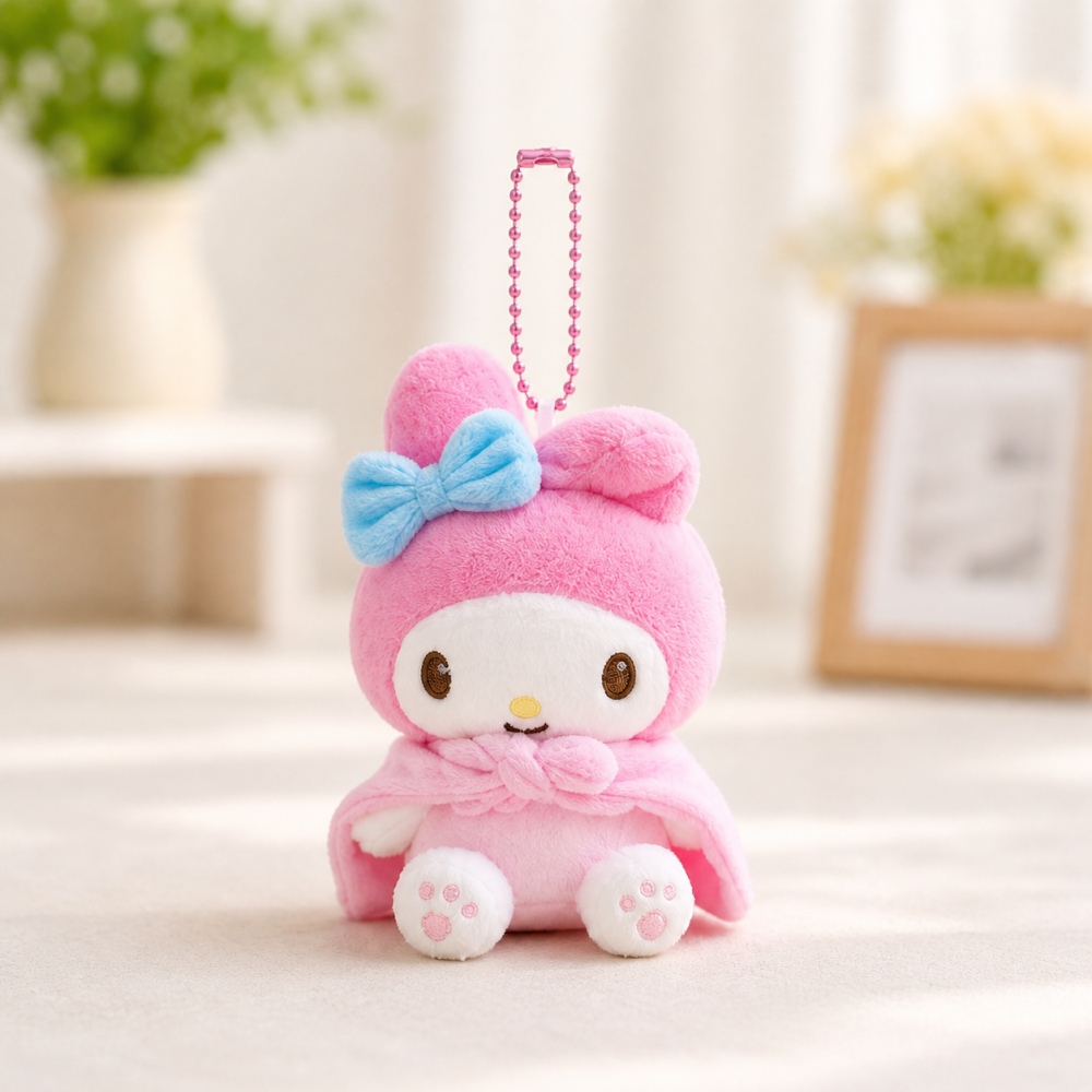 預訂 | 韓國版 Sanrio 小披風公仔鎖匙扣 8cm