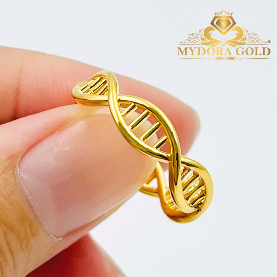 MYDORA Cincin DNA Full Gold 5G | Emas 916/22k