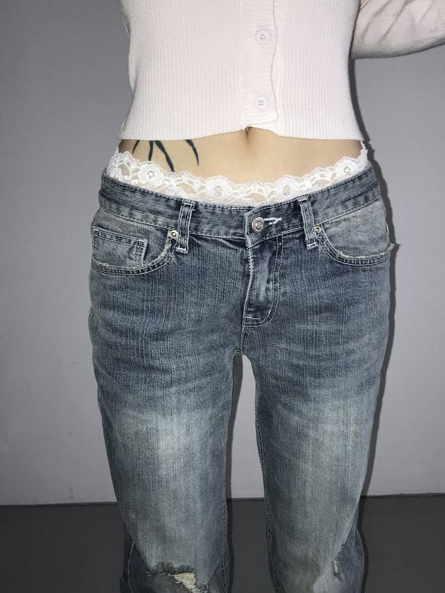 Lace Trim Layering Shorts