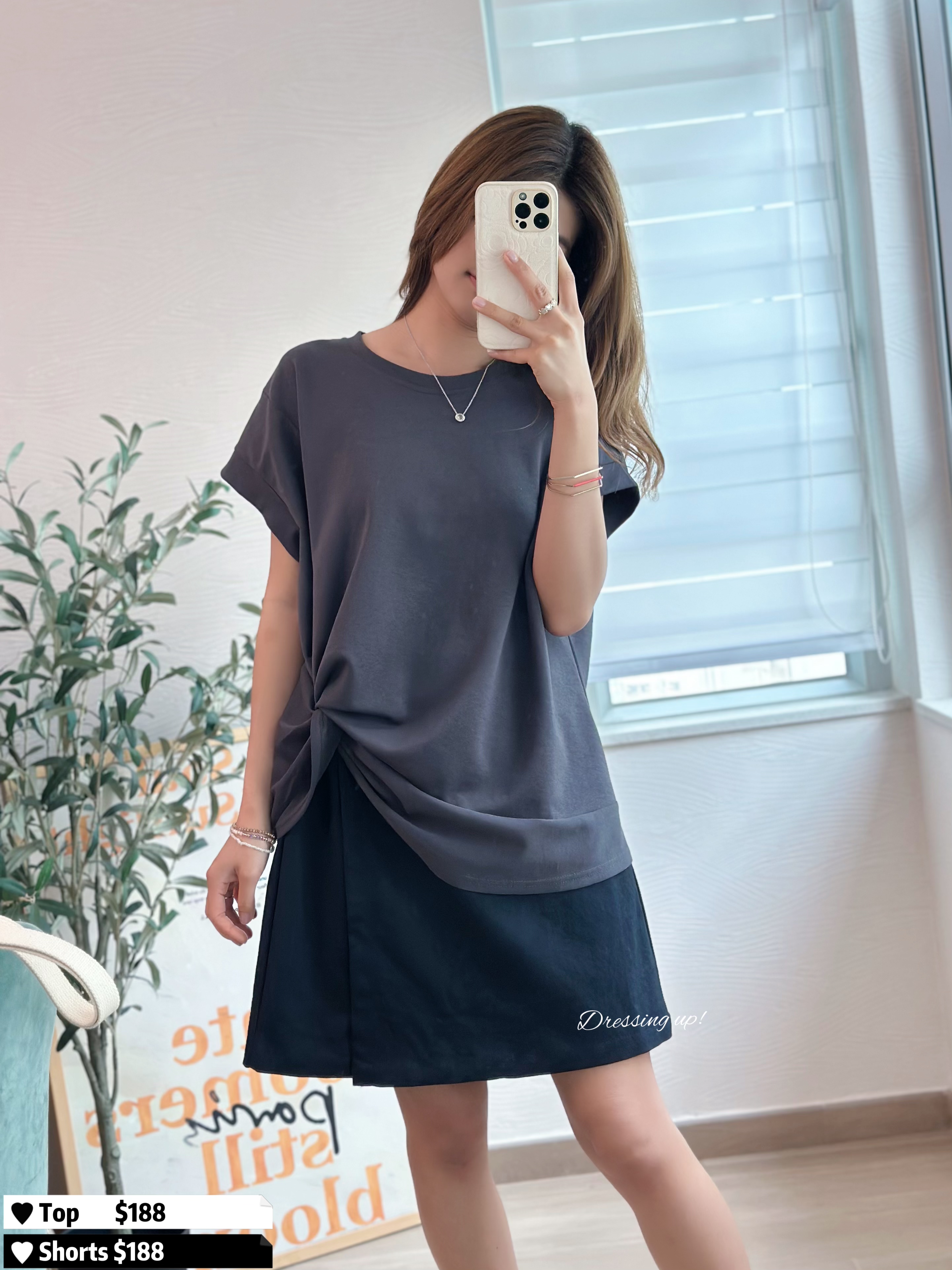 簡約大方｜扭結棉質上衣