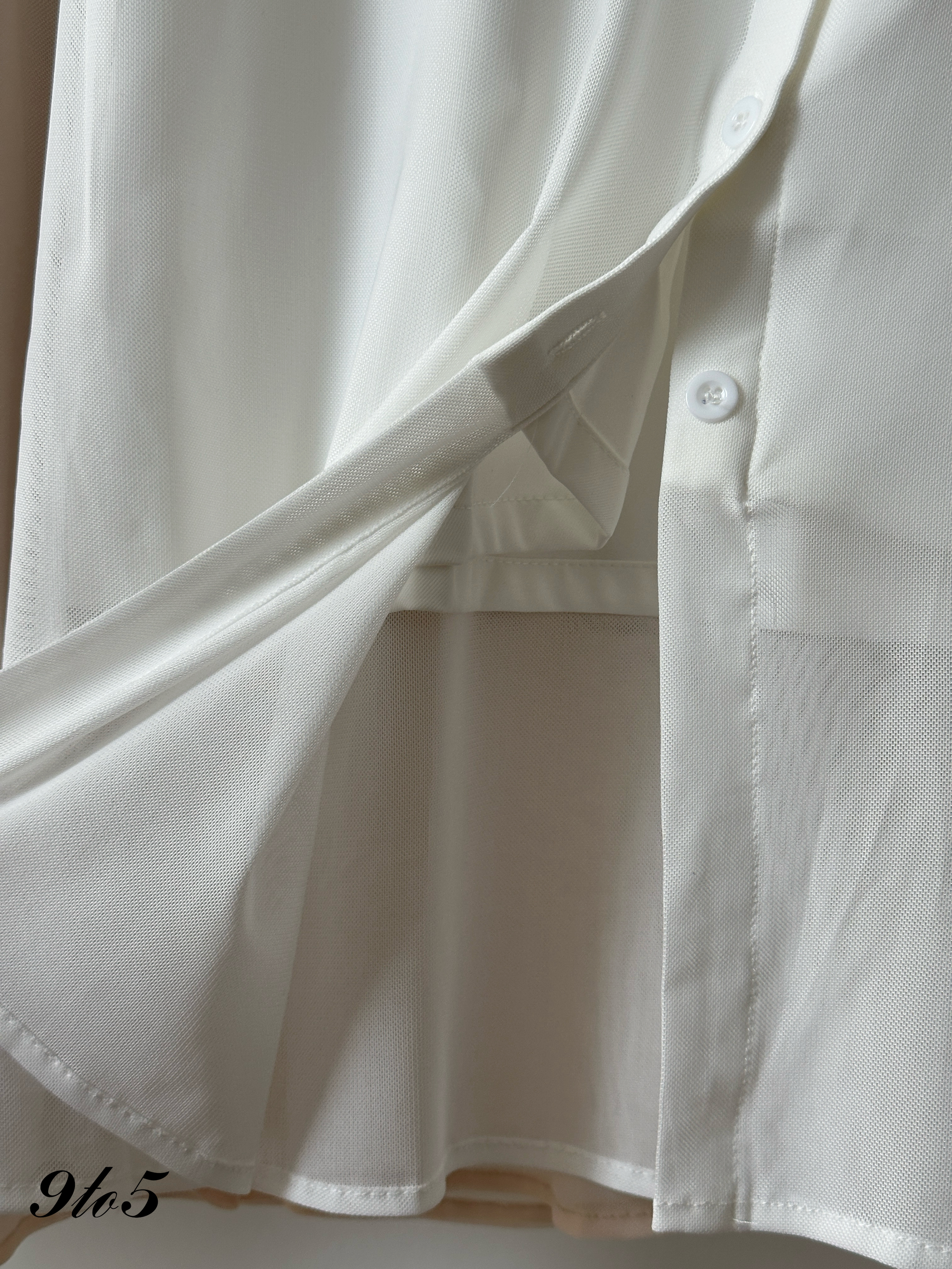 T4260 Lace Sleeve Chiffon Shirt - 3 Colors 
