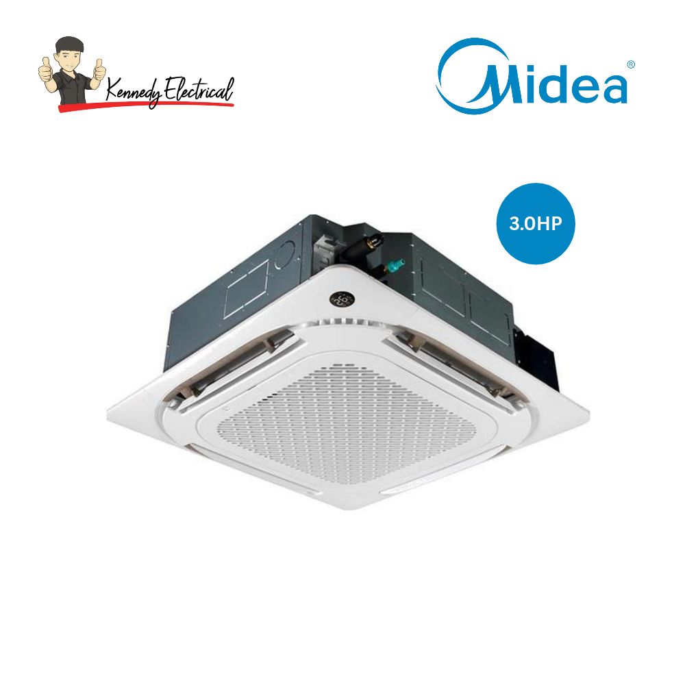 Midea 3.0HP R32 Inverter Ceiling Cassette Air Conditioner (MCCD-33CRDN8)