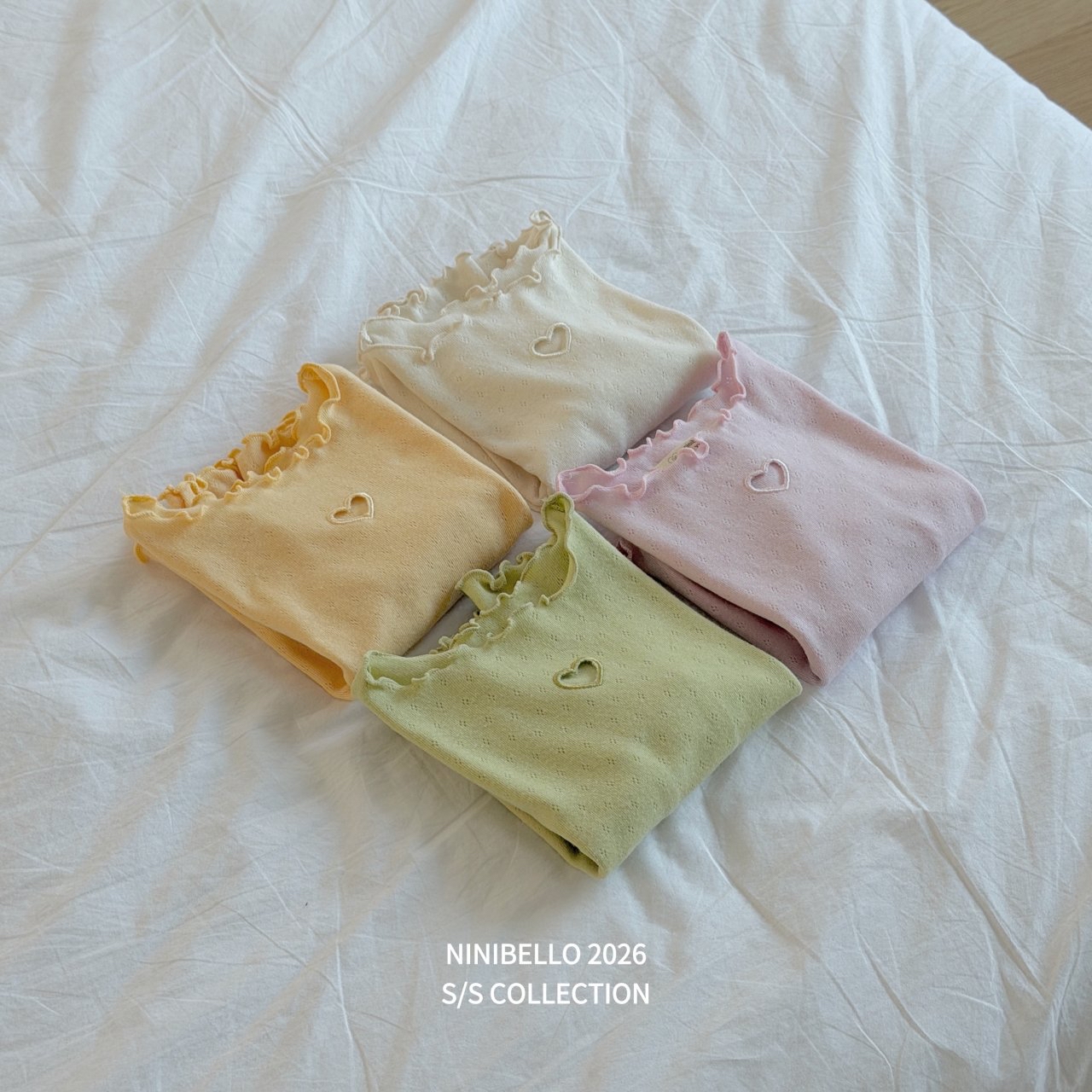 Ninibello | Heart T(Yellow/Ivory M100-110)