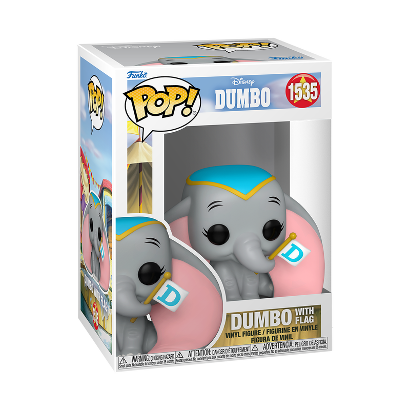 📦訂購 美國代購 Funko POP! Disney Dumbo with Flag Figure 小飛象 模型