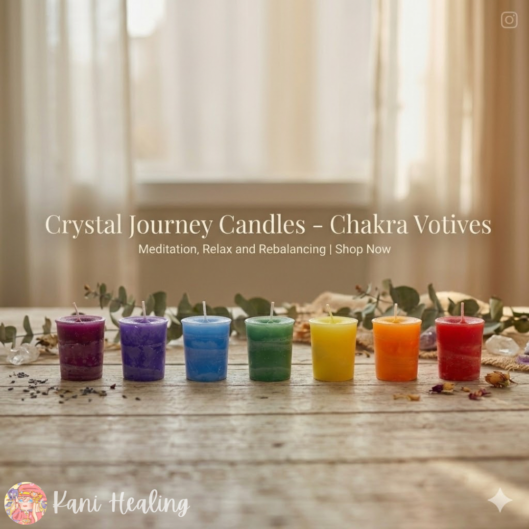 Crystal Journey Candles Votive 脈輪靈氣魔法蠟燭 