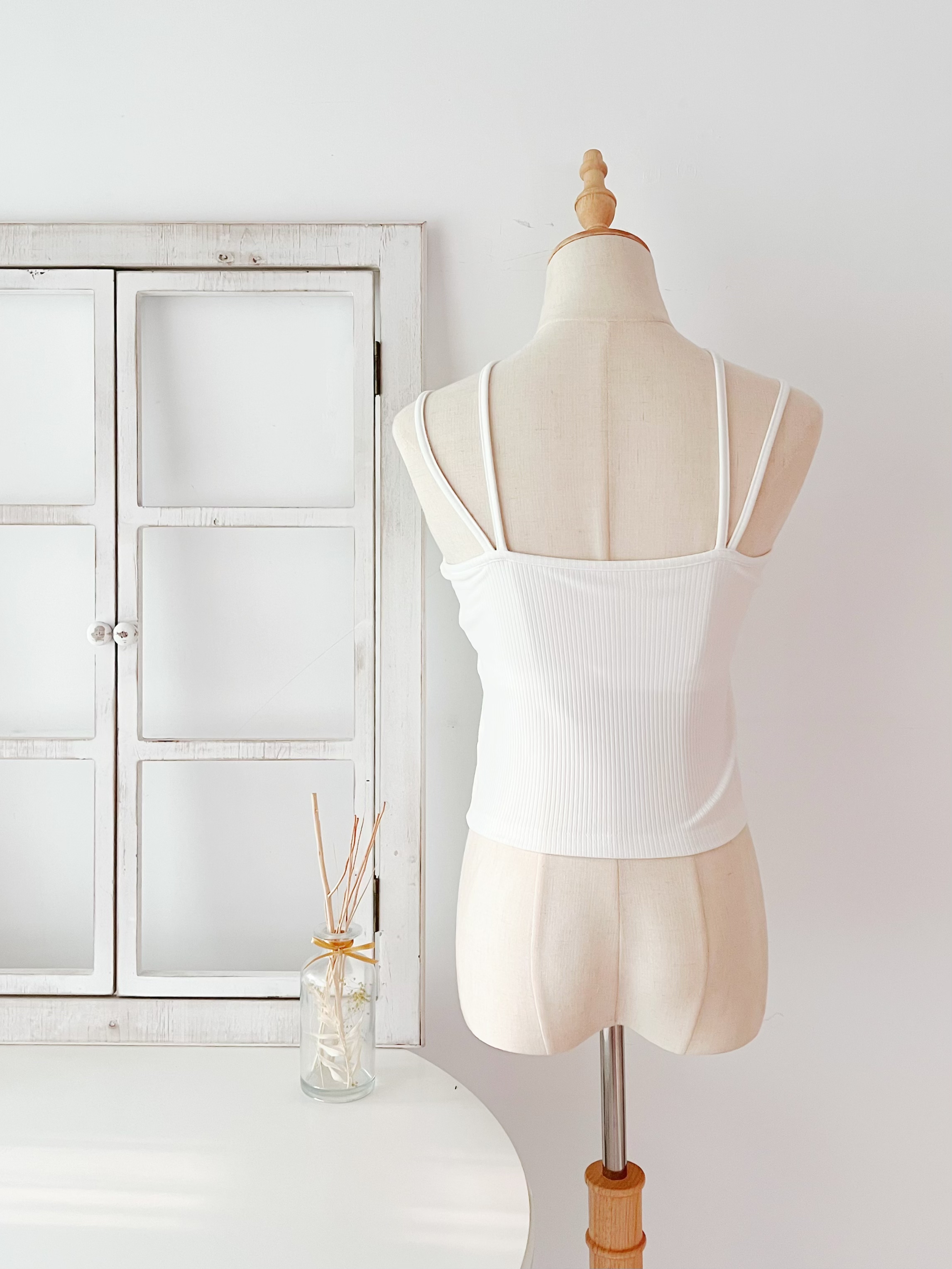 W吊帶胸墊吊背心(JP)361174