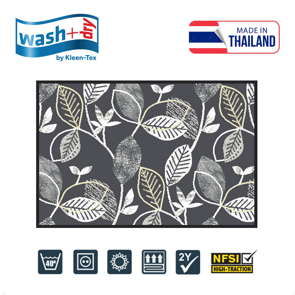 Wash+Dry by Kleen-Tex Floor Fashion Mat - 設計地墊孔弗洛雷設計 ｜Conflore Pattern