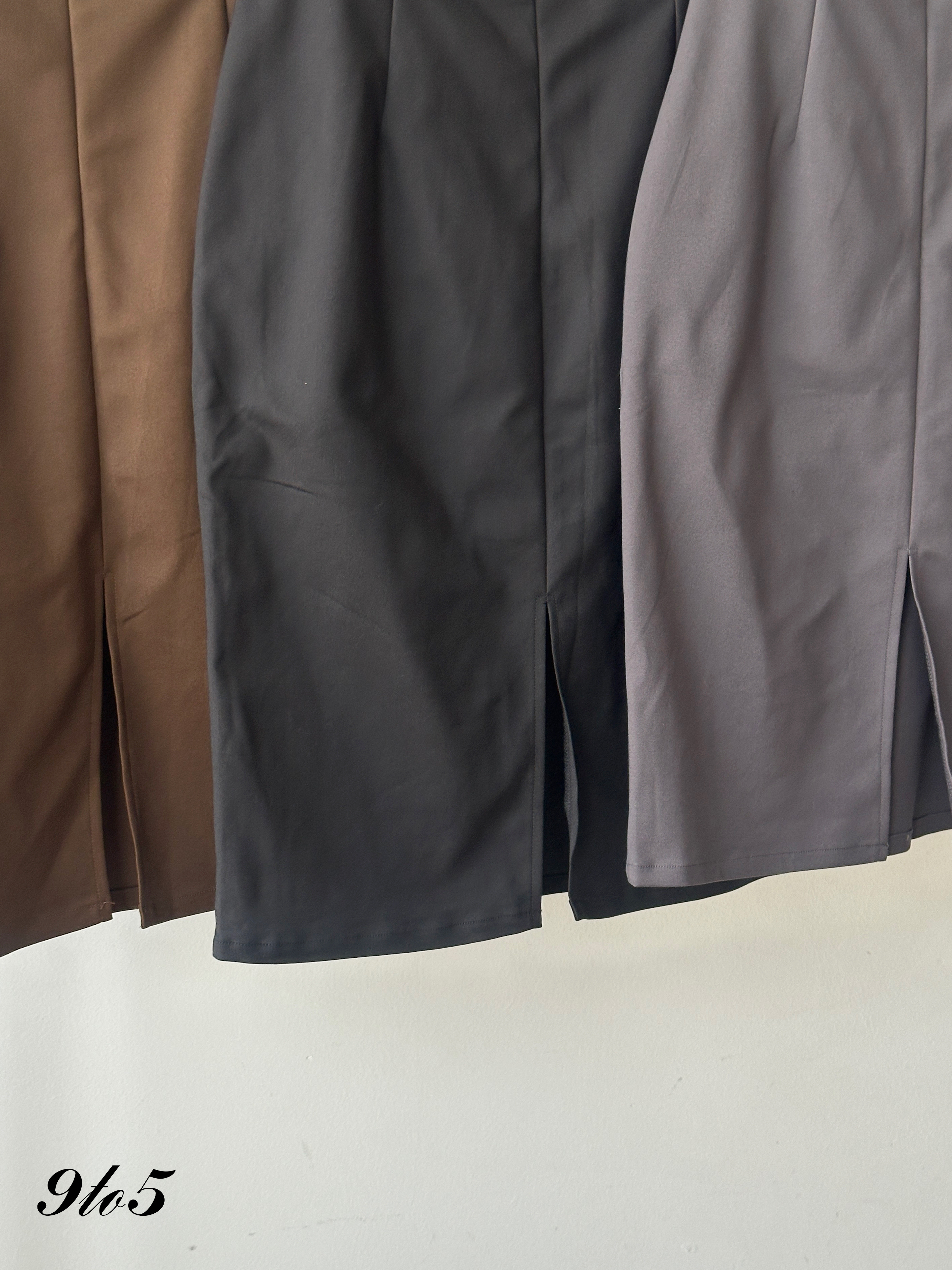 S1904 Midi Pencil Skirt - 3 Colors 