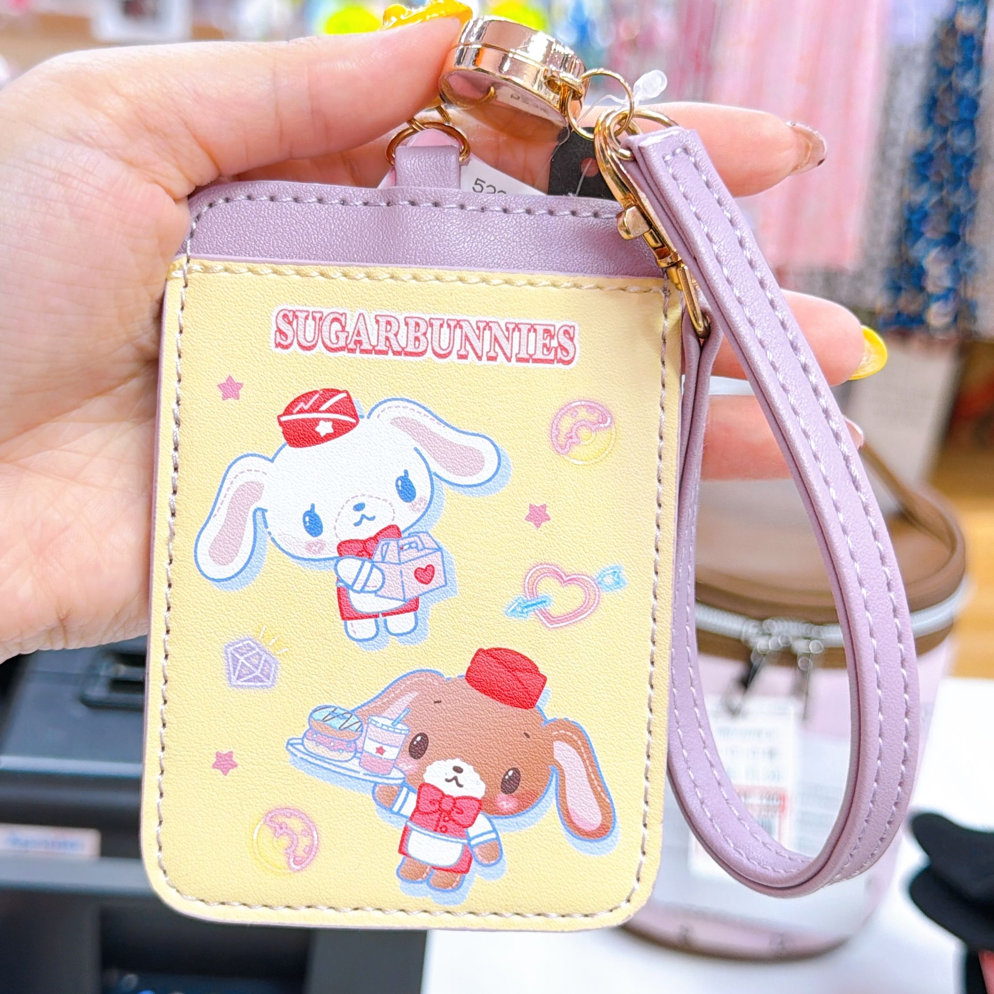 日本直送 Sanrio Sugar bunnies 伸縮卡套
