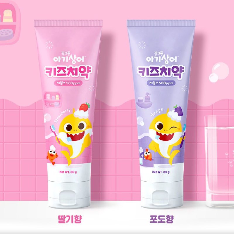 【預訂】韓國直送 Baby Shark 幼童低氟牙膏