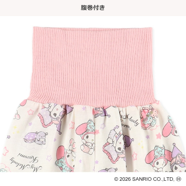 🇯🇵預訂 日本直送🇯🇵清爽材質My Melody Kuromi滿印包腹短袖家居服上下套裝