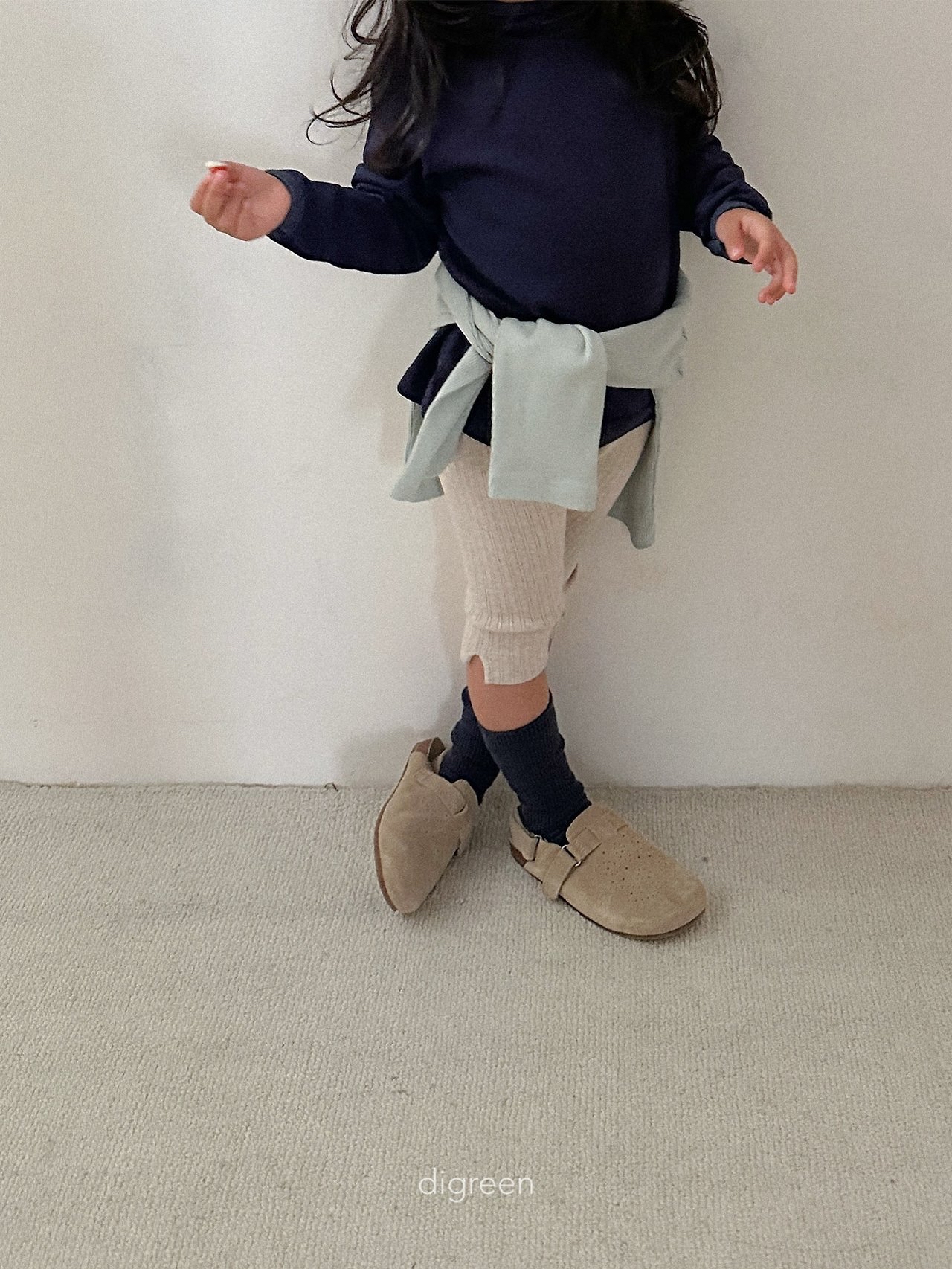 Digreen | rib capri leggings 