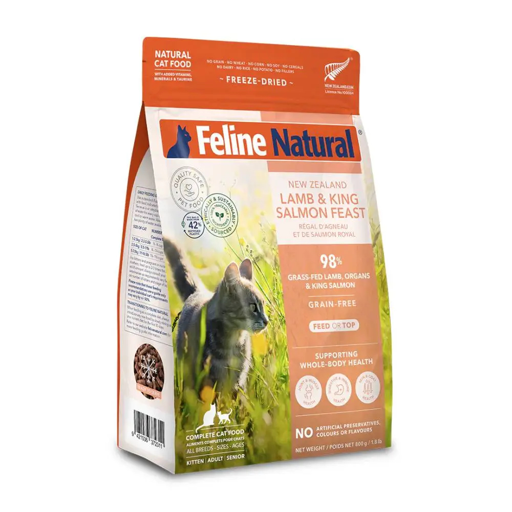 Feline Natural - 羊肉三文魚盛宴 貓糧 800g