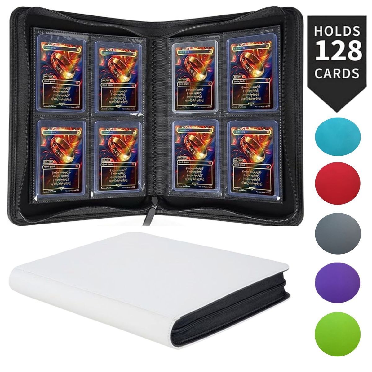 4格 Toploader 卡簿 128卡位 （香色）