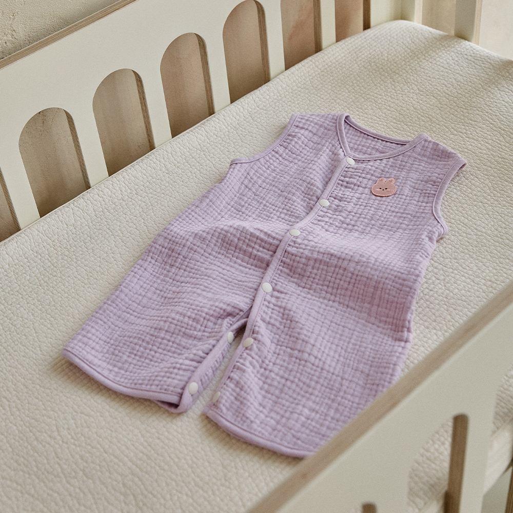 DOTTODOT 七彩棉花糖系列-3重棉紗自由伸展連體睡袋