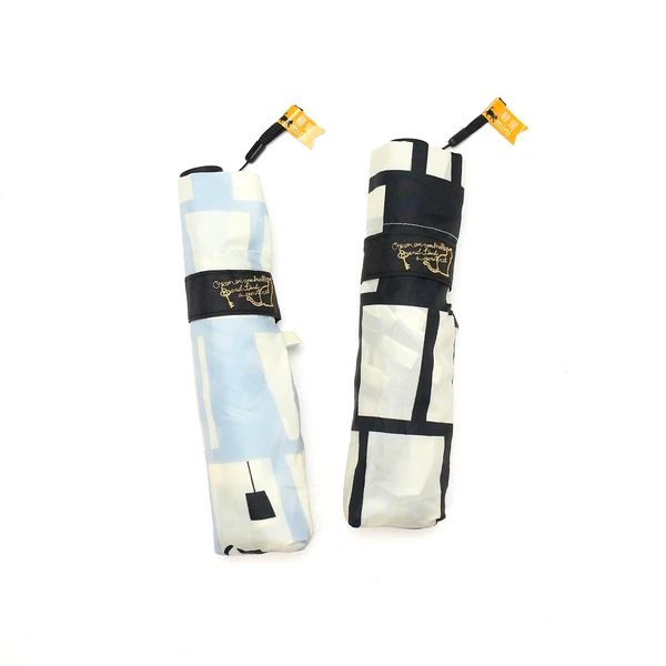 日本直送  Mikuni 折疊傘 50cm 輕巧小巧迷你現代貓咪圖案 兩個顏色可選