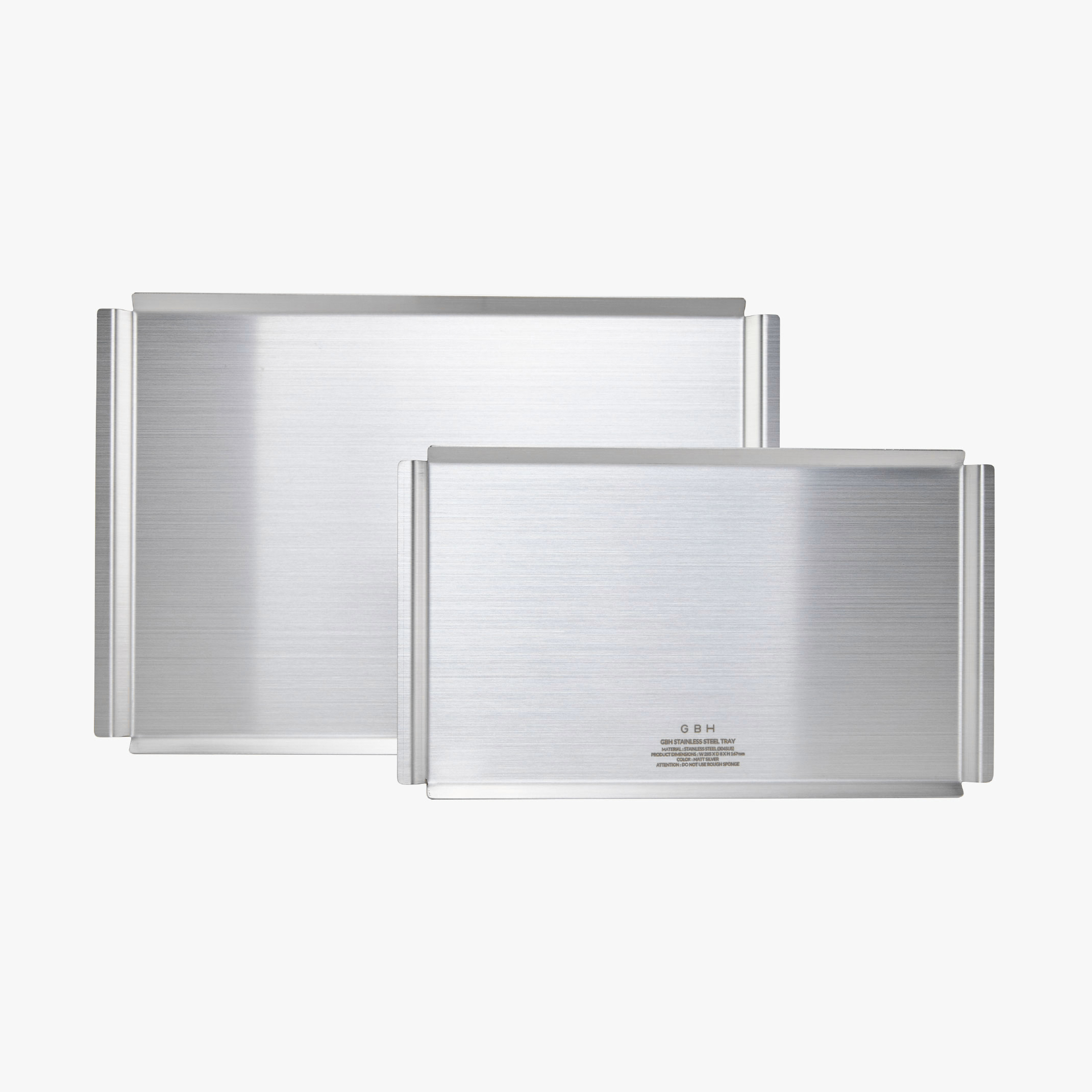 GBH STAINLESS STEEL TRAY / 2 SIZE