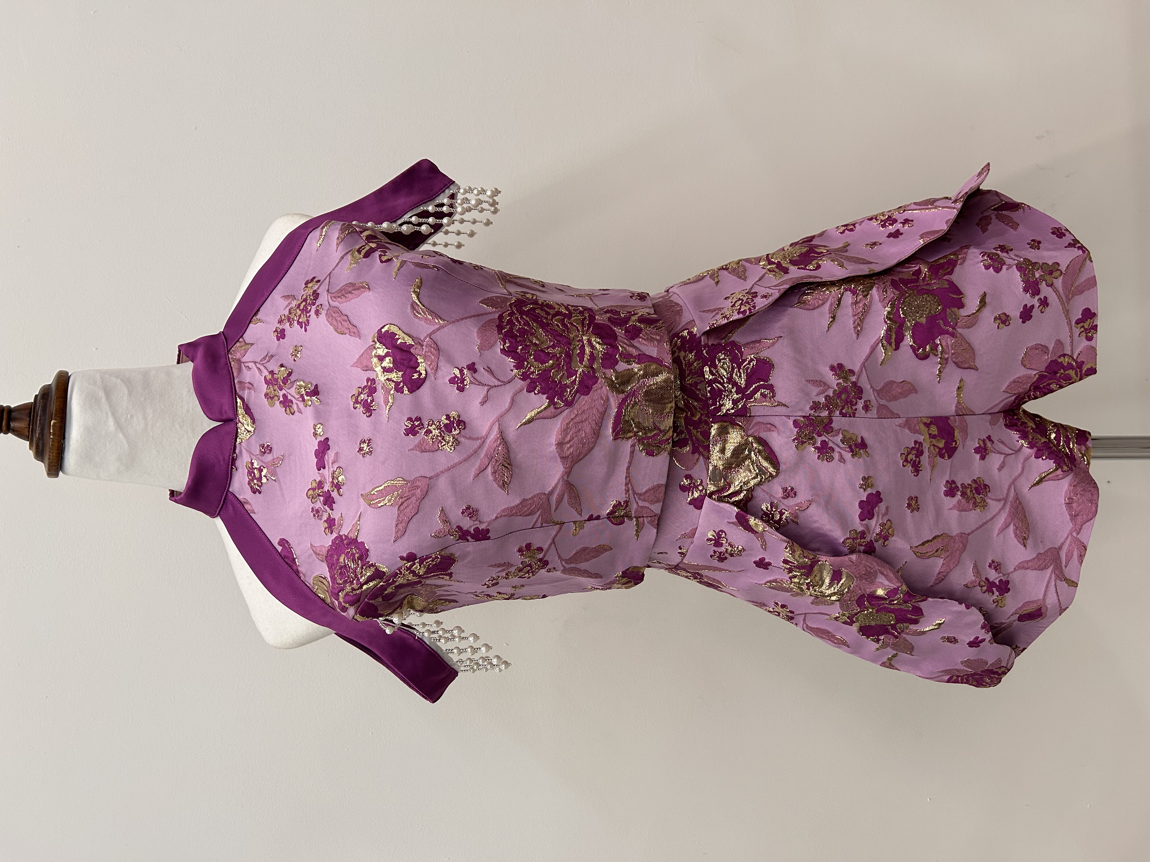 576.WB Cheong San Beaded Top & Pants