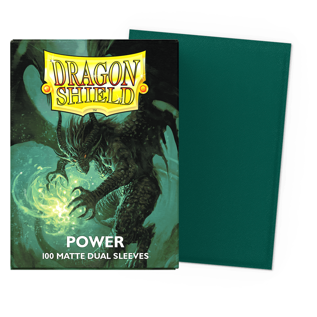 Dragon Shield - 60 Matte Dual Sleeves - Power - Japanese Size