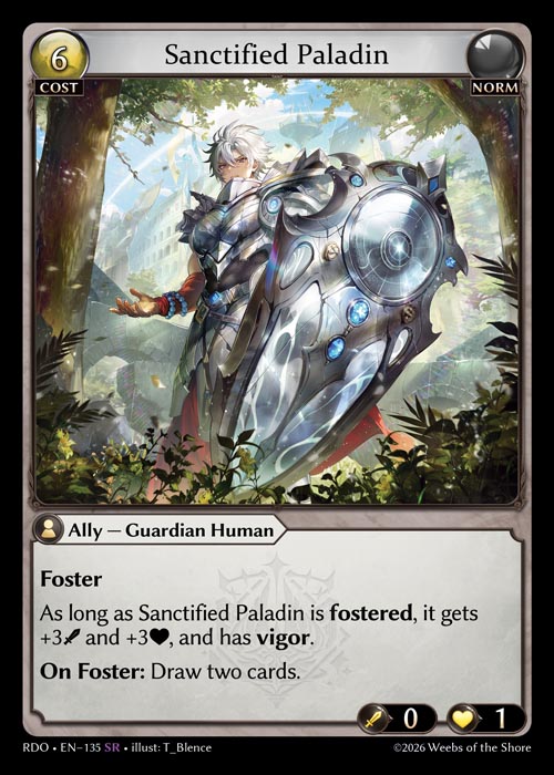 Sanctified Paladin / RDO-135 (SR)
