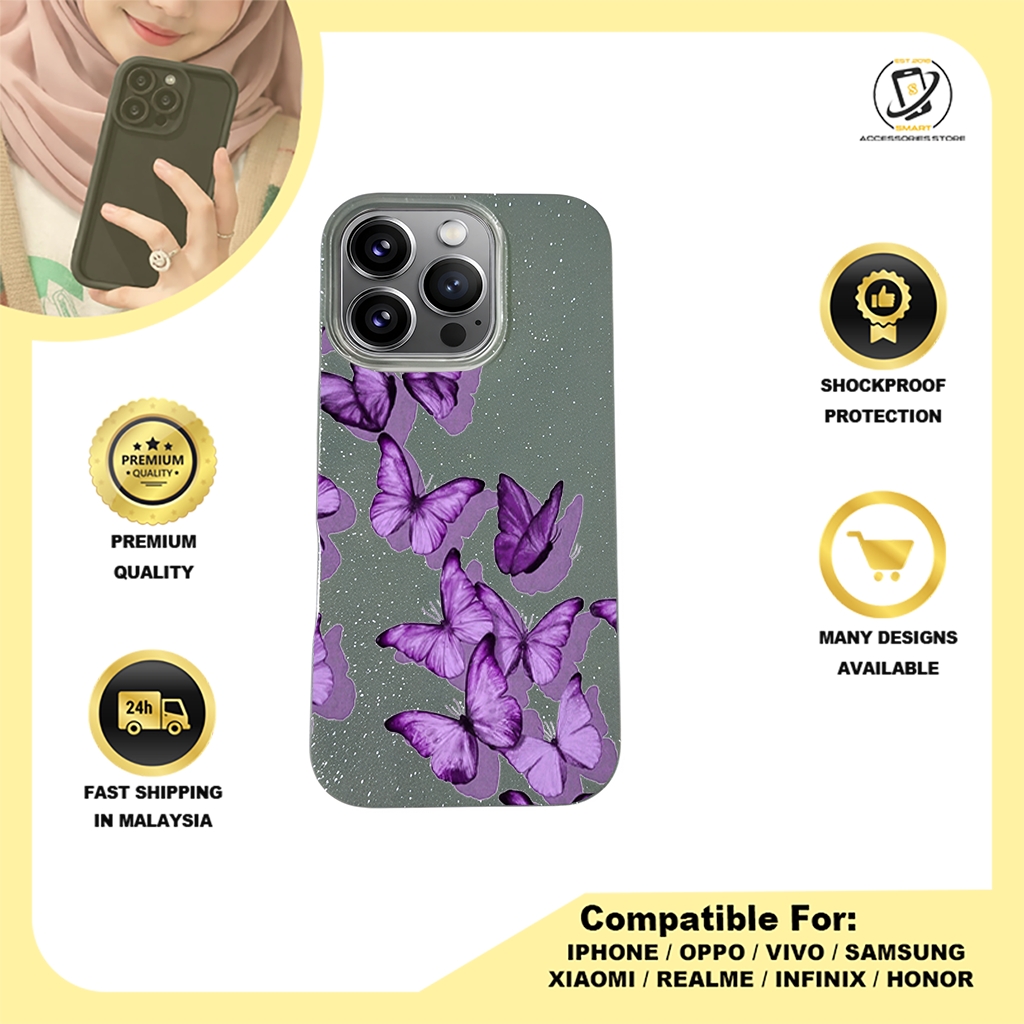 BLING CASE PHONE FOR IPHONE - DESIGN BUTTERFLY A