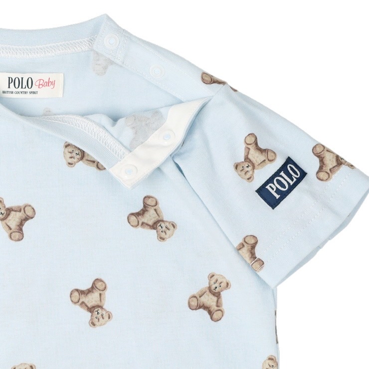 🇯🇵限量預訂 日本直送🇯🇵Polo Baby三色小熊滿印短袖包腹家居服上下套裝