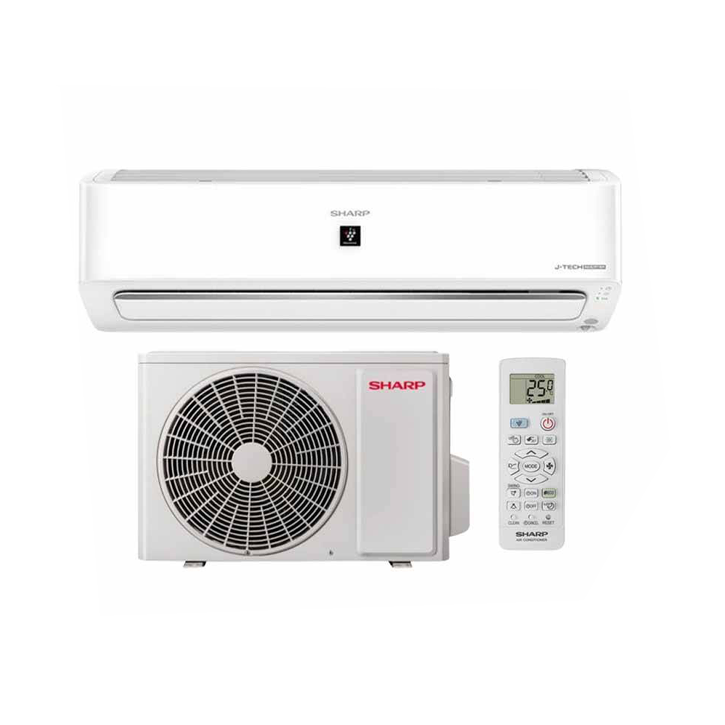 Sharp 1.0HP AIoT J-Tech Inverter Air Conditioner (AHXP10YHD)
