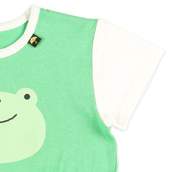 🇯🇵預訂 日本直送🇯🇵青蛙印花開襟純棉短袖包屁衣