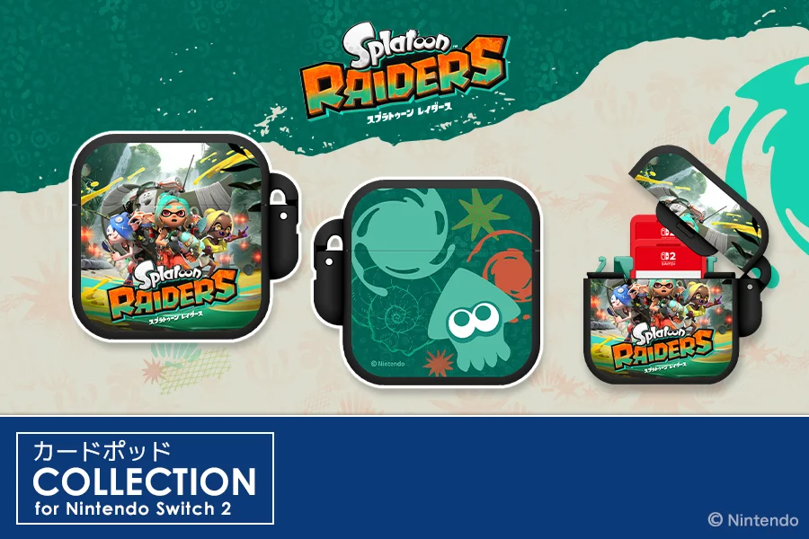 【預售 7月23】Keys Factory Switch 2 噴漆少女 塗擊隊 遊戲卡收納盒 / Card Pod  [Splatoon Raiders] KCP-005-1  PO0862