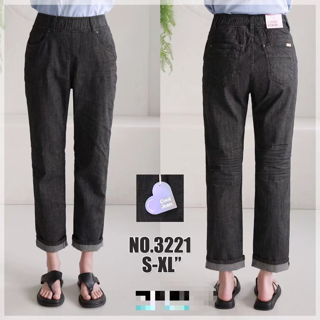 全橡筋腰Cool Jeans 