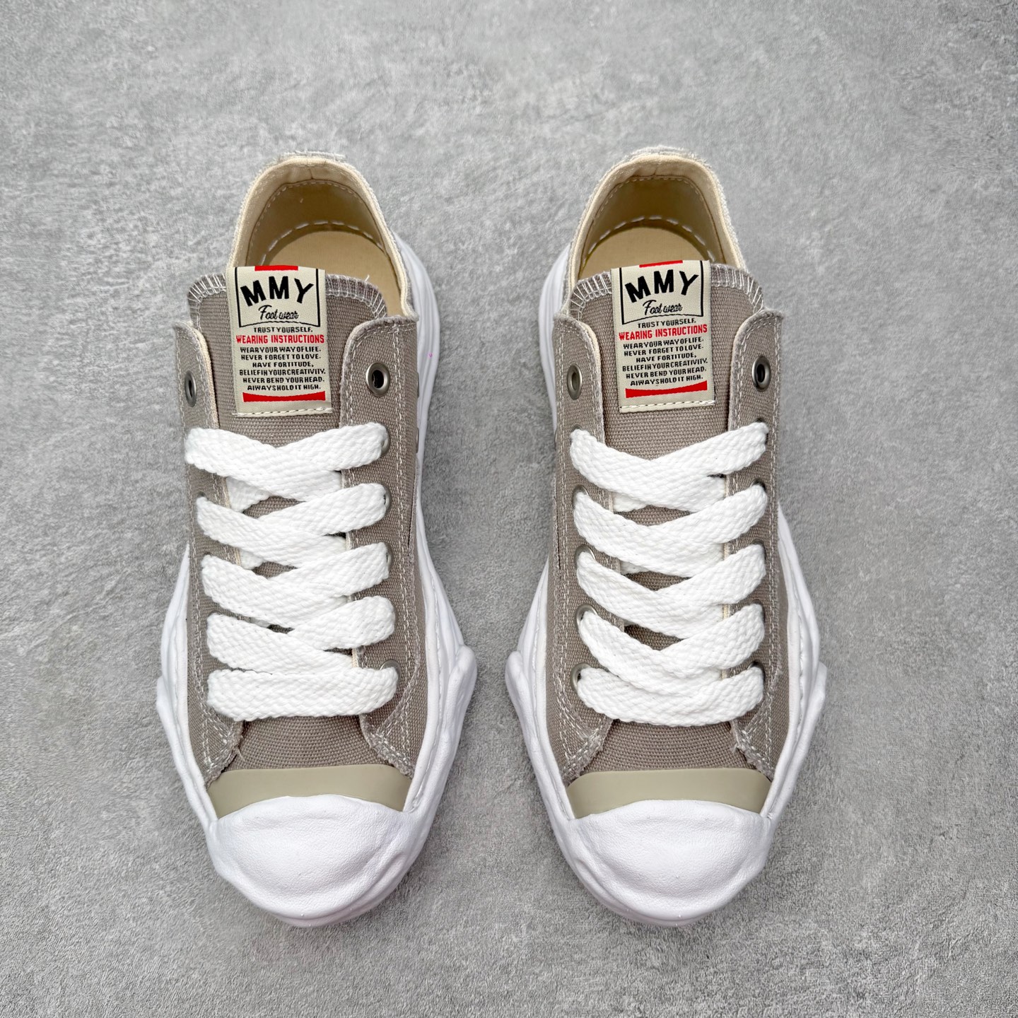 Maison Mihara Yasuhiro MMY "Hank" OG Sole Canvas Low-top Sneaker