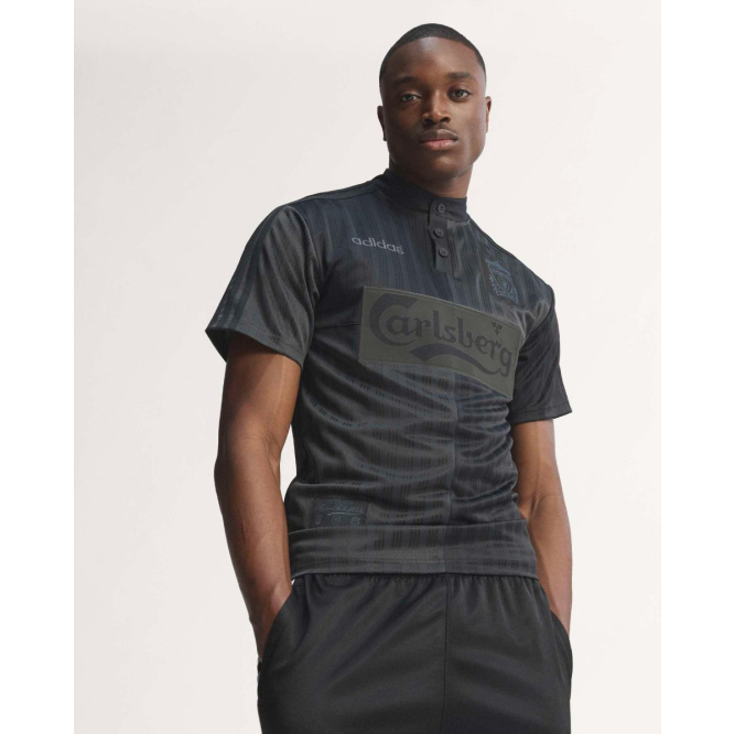 ⚫🖤 **收藏級黑魂版本！Adidas Liverpool 利物浦 1995-96 Blackout 作客球衣 (可加印字) KA8108