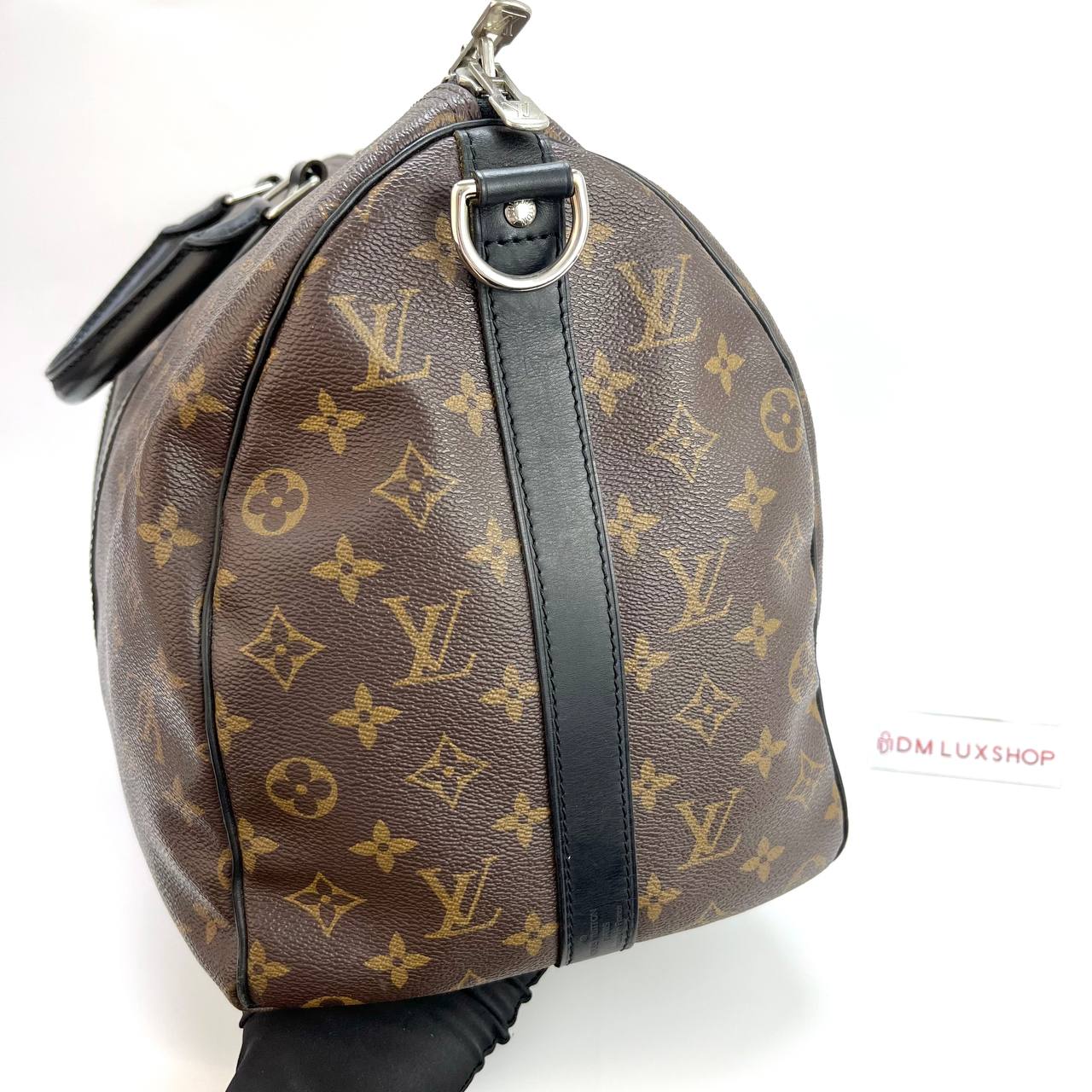 LV Monogram Black Keepall 45