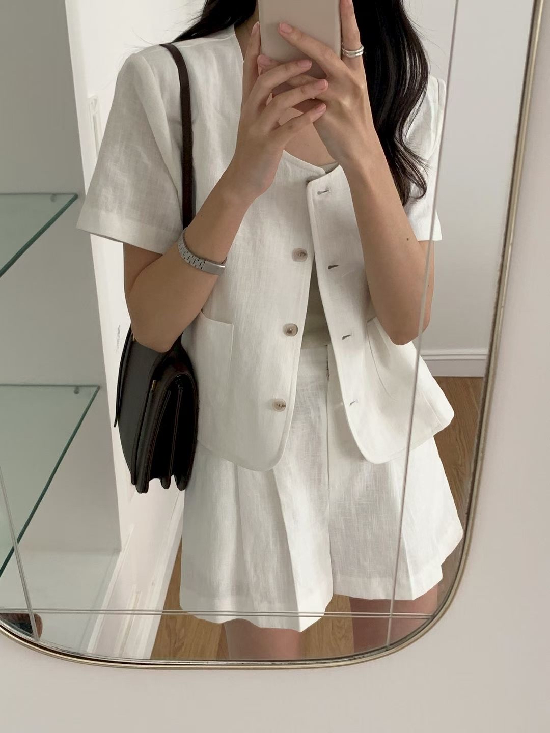 ♥︎Summer Clean-fit Linen Shorts