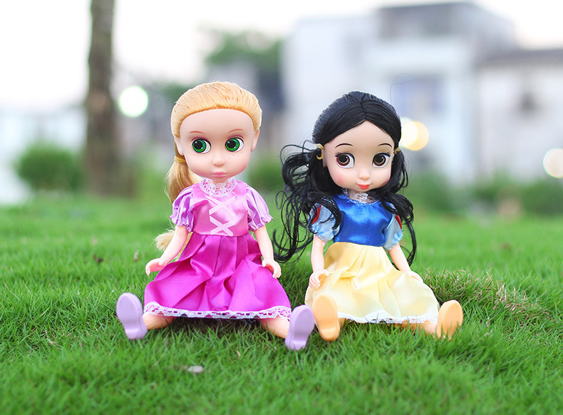 Disney卡通公主公仔玩具 (6件裝) -1套