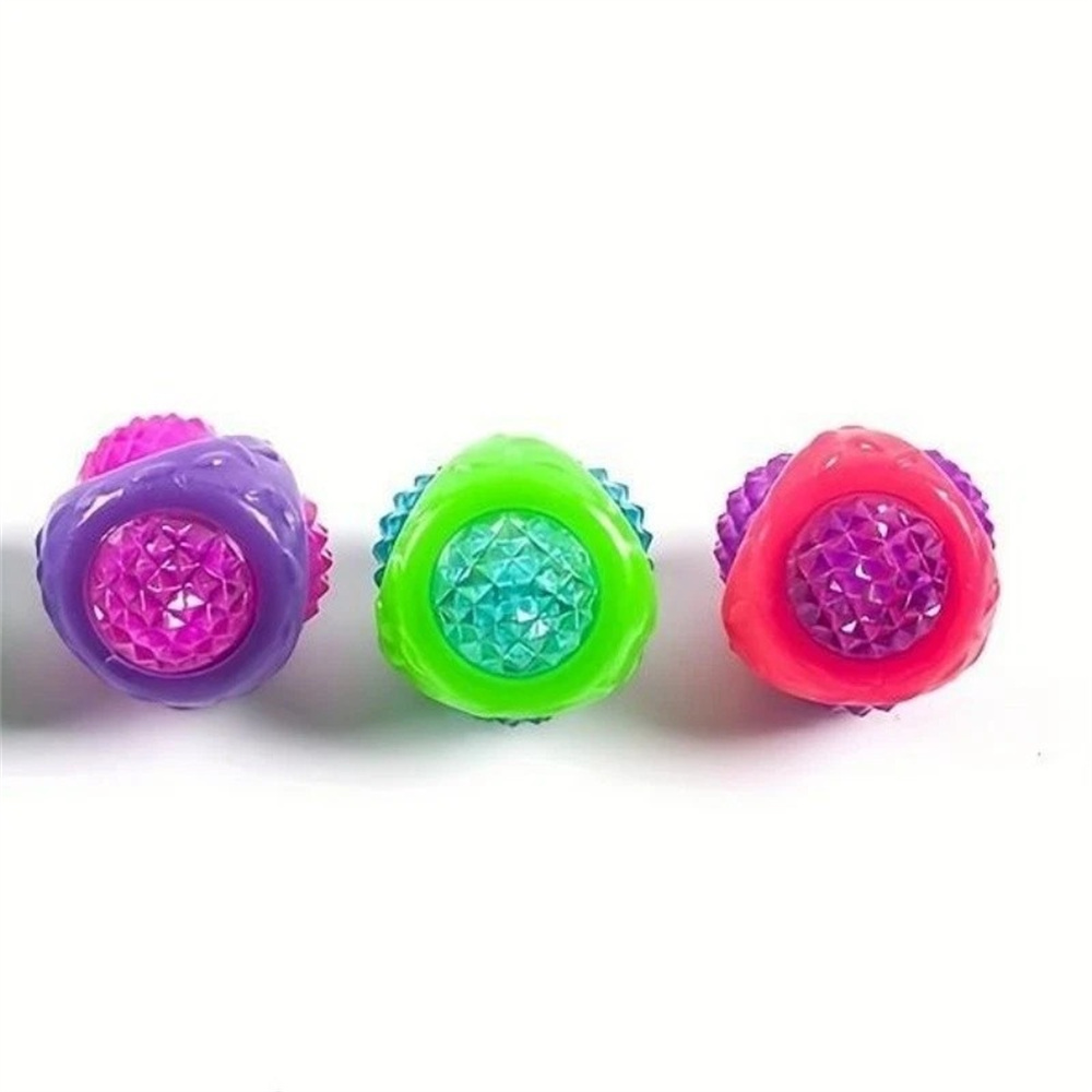 耐咬磨牙發光鑽石寵物玩具 紅色 UB0256