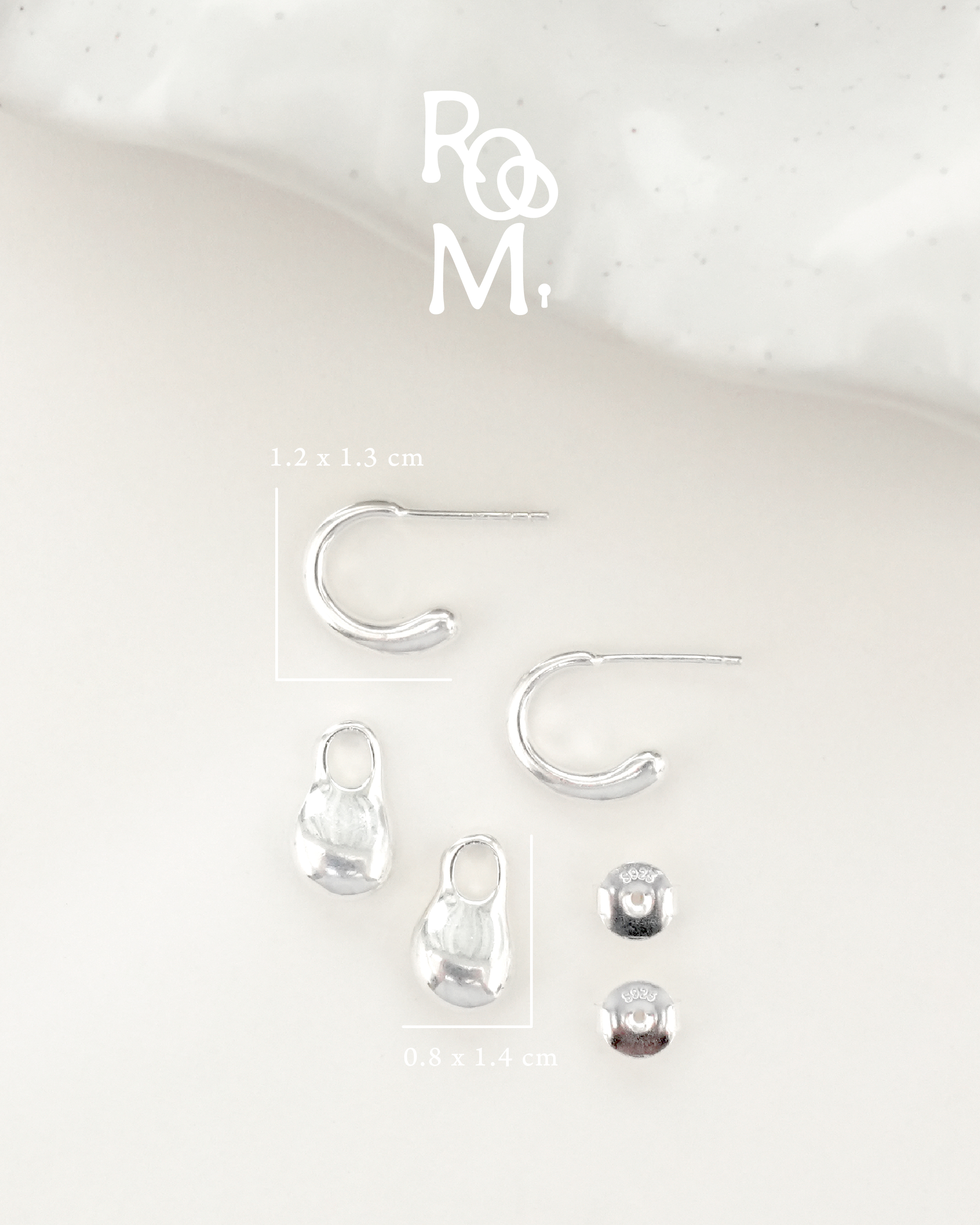 Glossy Flow Pendant Earrings