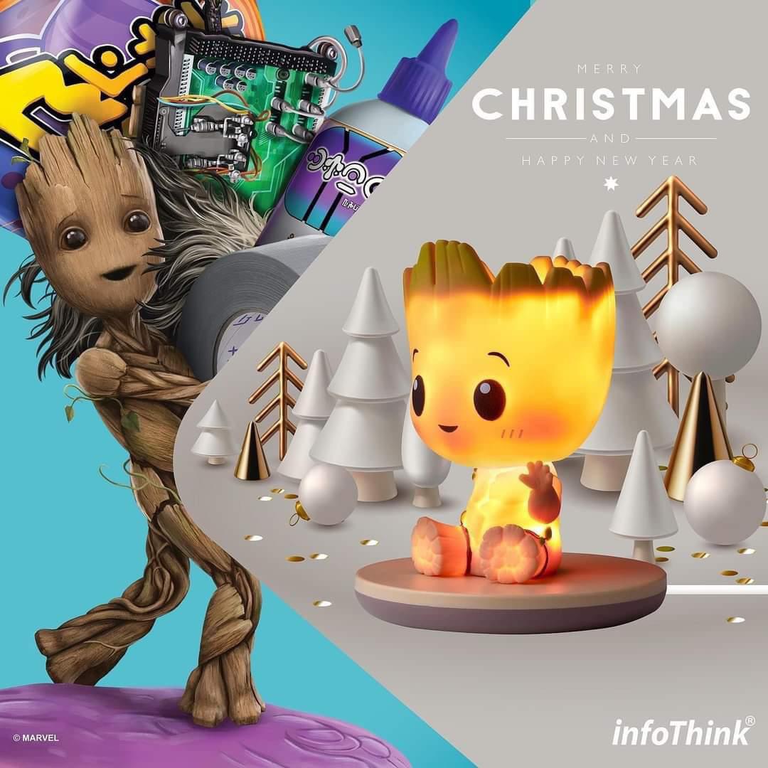 infothink 格魯特系列 USB造型拍拍燈