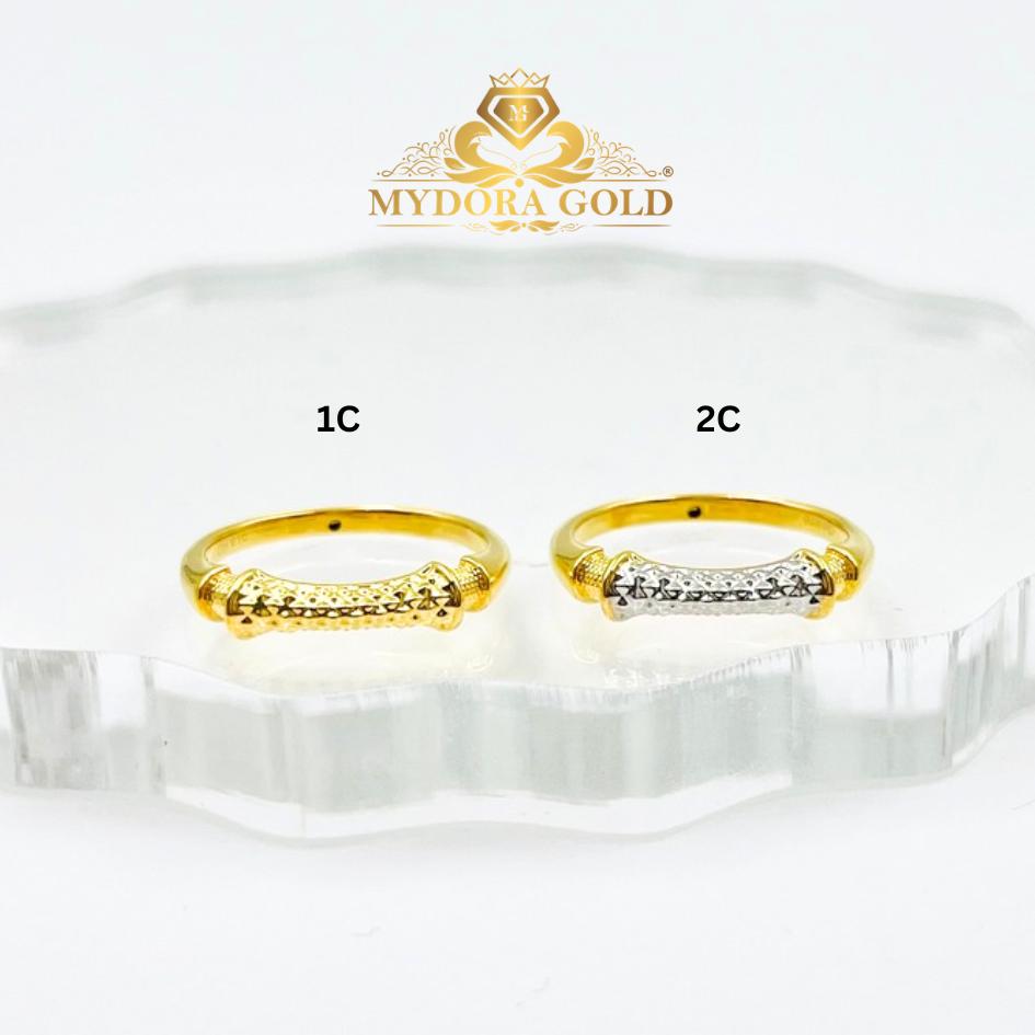 MYDORA Cincin Stylish Eternity Gold (5G) l EMAS 916/22K