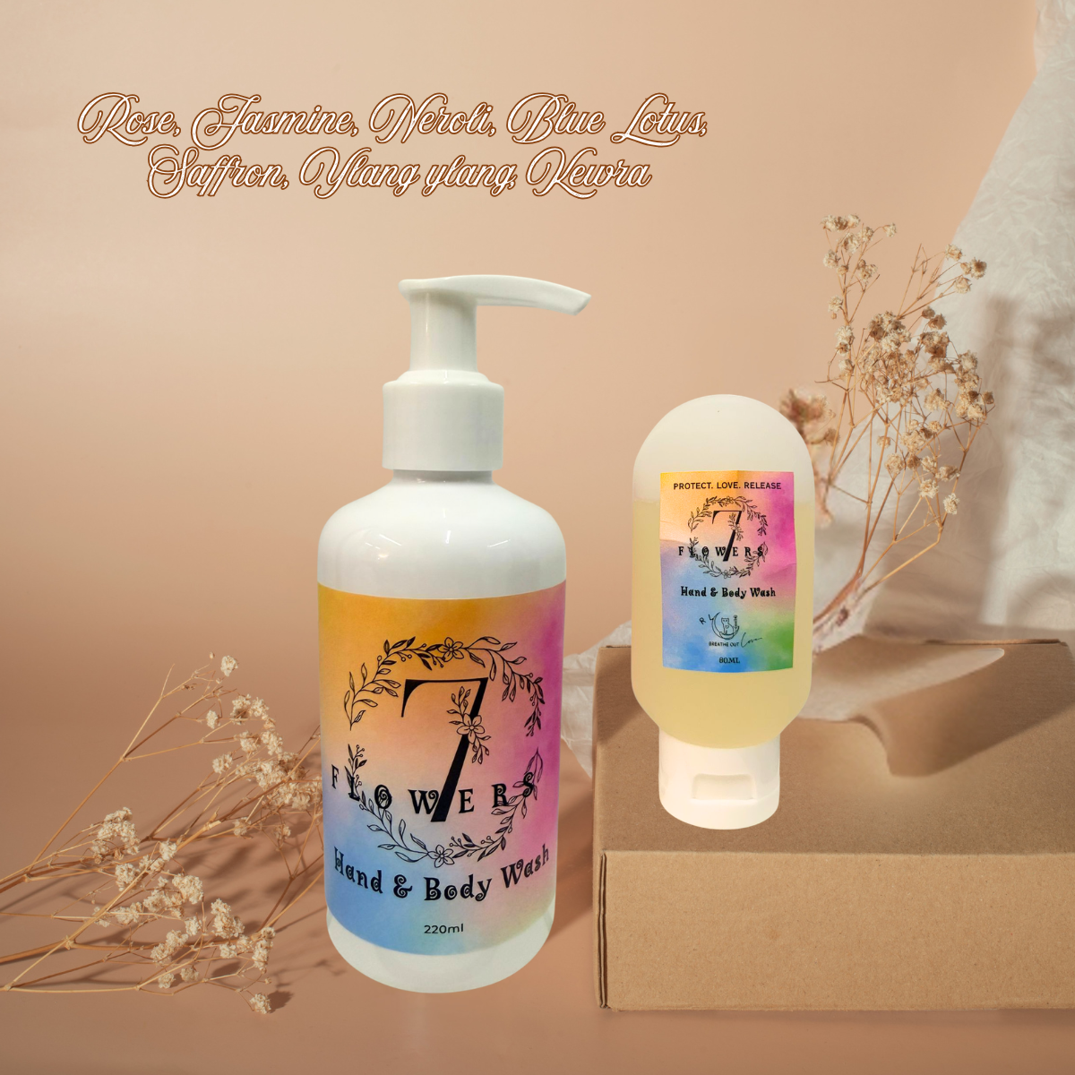 RL Breathe Out Love SEVEN FLOWERS 七色花洗手沐浴 60ML/220ML