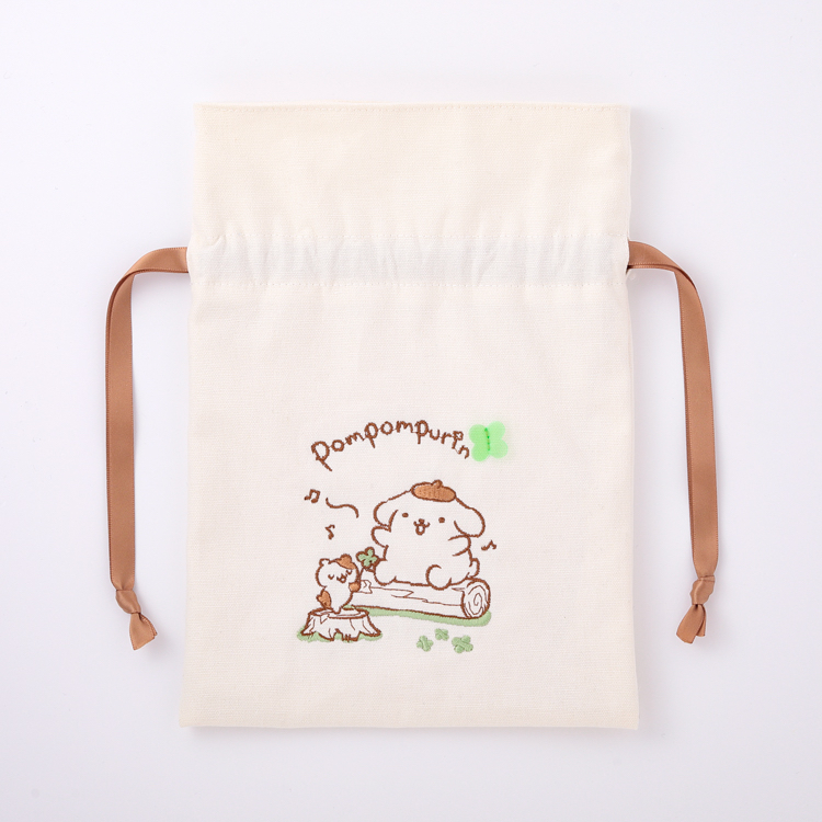  🎀【預訂】Pompompurin 溫馨野餐系列索繩袋