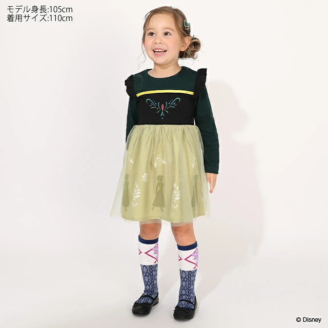 🆕【⭐訂購⭐】 🇯🇵日本直送 🌀日本品牌 #Disney 長袖公主裙 🌀[PLIA-0115] [261015]